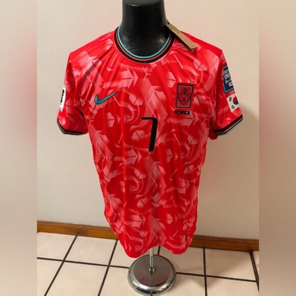 Korea Son Heung-Min Jersey # 7 , Unisex - Picture 13 of 16